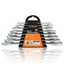 Ver imagem 1 de Kit Chave De Boca Fixa Foxlux Com 8 Peças 6X7Mm A 20X22Mm