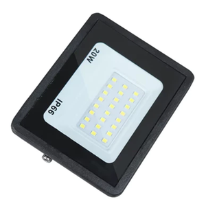 Refletor Led Holofote 20w Bivolt Prova Dágua Branco Frio