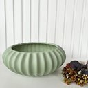 Ver imagem 2 de Vaso centro de mesa bacia ikebana verde menta médio luxo
