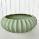 Ver imagem 4 de Vaso centro de mesa bacia ikebana verde menta médio luxo