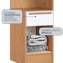 Ver imagem 7 de Modúlo para Quarto 217cm x 35,6cm Infinity Marrom/Cedro/Branco Line
