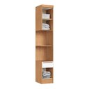 Ver imagem 4 de Modúlo para Quarto 217cm x 35,6cm Infinity Marrom/Cedro/Branco Line