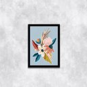 Ver imagem 1 de Quadro Decorativo Ilustração Flores Coloridas