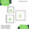 3 Nichos para Quarto de Bebê Infantil Parede Branco - 4