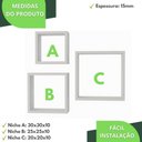 Ver imagem 4 de 3 Nichos para Quarto de Bebê Infantil Parede Branco