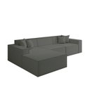 Ver imagem 4 de Sofá Luma 3 Lugares 2,75m com Chaise Compactair - Balaqui Cor:grafite