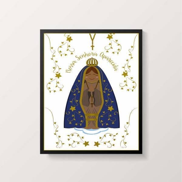 Quadro Decorativo Nossa Senhora Aparecida - 1