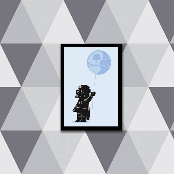 Quadro Decorativo Darth Vader Baby - 1