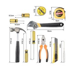 Kit Jogo de Ferramentas Maleta 12 Pcs Uso Domestico Presente - 4