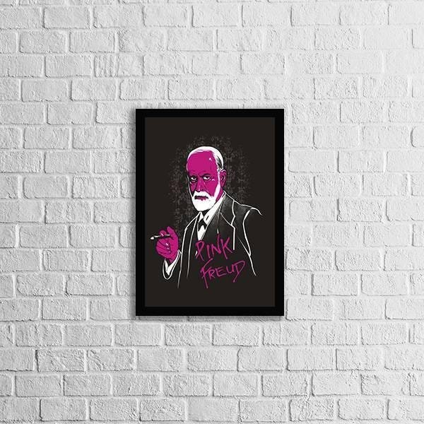 Quadro Decorativo Pink Freud - 1