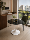 Ver imagem 1 de Mesa de Jantar Saarinen Branco - Redonda 80cm - Mármore São Gabriel