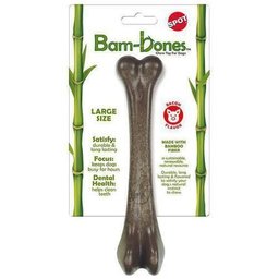 Mordedor De Cachorro Osso Bambu Bam-Bones Sabor Bacon Grande - 1