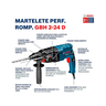 Martelete Perfurador Rompedor 820w 220v Gbh 2-24 D - Bosch - 2