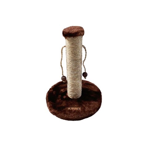 Arranhador para Gatos Sustentável Luppet com Bolinhas Marrom