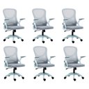 Ver imagem 1 de Kit com 6 Cadeira Escritório Diretor Office Columbus com Tela Mesh