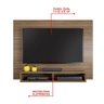 Painel Suspenso Notável Eros Para Tv De 43'' Nogal Trend - 4