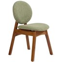 Ver mais imagens de Cadeira para Sala de Jantar Cozinha Estofada Rattan Ibis L02 Bouclê Oliva - Lyam Decor