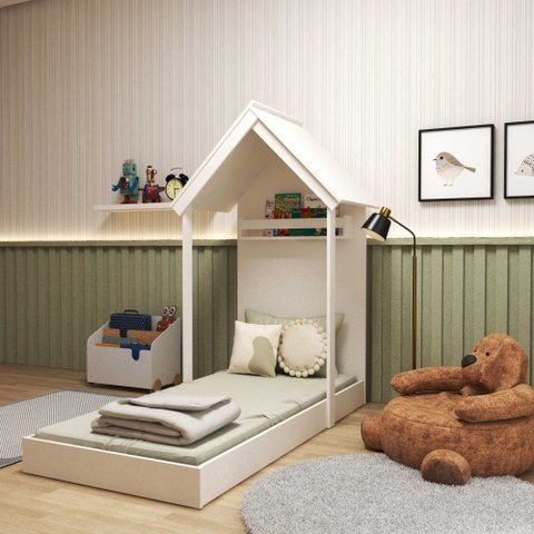 Cama Montessoriana Infantil Casinha Helena