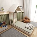 Ver imagem 4 de Cama Montessoriana Infantil Casinha Helena
