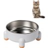 Comedouro Elevado Gato Cao Cachorro Tigela Removivel Raçao Animal de Estimaçao Resistente Seguro Gra - 1