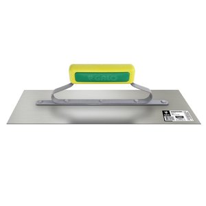 Desempenadeira em Aço Inox Cabo Fechado Lisa 40cm