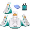 Kit Telefone Ts 3110 Intelbras 3 Ramal Bina Interface Chip - 3