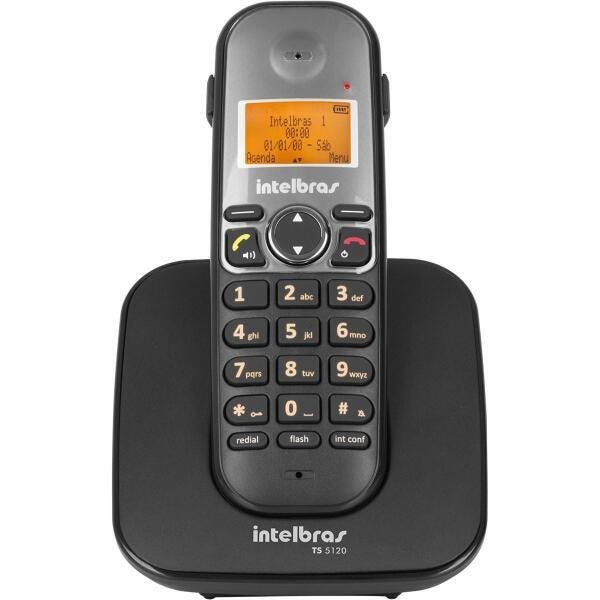 Kit Telefone sem Fio TS 5120 com Fone Ouvido Hc 10 Intelbras - 4