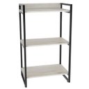 Ver imagem 6 de Kit 3 Estantes Livreiro Multiuso Prisma Estilo Industrial 60cm 3 Prateleiras C08 Snow - Mpozenato