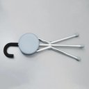 Ver imagem 1 de Bengala com Banco Assento em Aluminio Dobravel Bastao Banqueta Banquinho Dobravel para Idosos Fila C