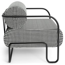 Kit 02 Poltronas Decorativa Pés Industrial Moscou L02 Pied Poule - Lyam Decor - 7