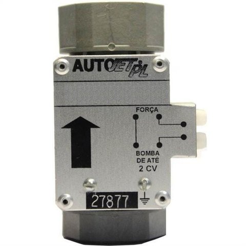 Fluxostato Autojet Pl Para Acionamento De Bomba De Até 2Cv