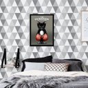 Ver imagem 2 de Quadro Decorativo Gato The Guardian