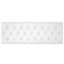 Ver imagem 2 de Cabeceira Box Isabella Solteiro Fixação no Box MDF-MDP Estofada Malbec Branco Framar