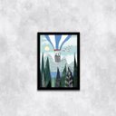 Ver imagem 1 de Quadro Decorativo Figurativo Paisagem com Balão