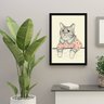 Quadro Decorativo Gatinha Vintage - 2