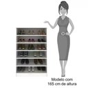 Ver imagem 4 de Kit 2 Armários Multiuso Sapateira Bella Branco - Phoenix Baby