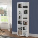 Ver imagem 2 de Estante Livreiro Multiuso 12 Nichos Legend F04 Branco - Mpozenato