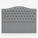 Ver imagem 2 de Cabeceira para Cama Box King 203cm Diesis Linho Cinza - Sallar Home