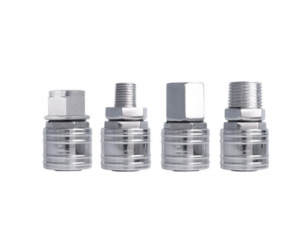 Engate Rapido P/ar Comp Zamak Crom Rosca Macho 1/4 10401e - 1