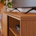 Ver imagem 5 de Rack para Tv 60 Polegadas Sala bancada 1 Porta Ripado Tarsila Freijó C04 - D'rossi