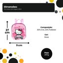 Ver imagem 4 de Mochila Infantil Escolar Rigida Hello Kitty