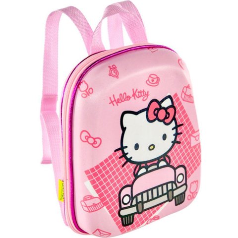 Mochila Infantil Escolar Rigida Hello Kitty