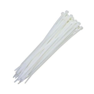 100 Abraçadeira Nylon Branca 150x4,8mm - Starfer