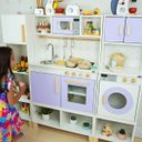Ver imagem 2 de Módulo Crescer Cozinha Infantil com Geladeira - Lilás
