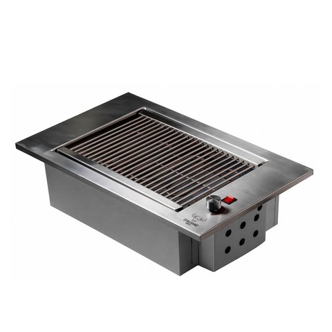 Churrasqueira Elétrica Grill Inox 430 - Modelo Aberto Grande / 3.2 Kw  220V