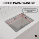 Ver mais imagens de Churrasqueira Elétrica Grill Inox 430 - Modelo Aberto Grande / 3.2 Kw 220V
