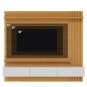 Ver imagem 3 de Painel para Tv Home Suspenso Juriti 1.8 Ripado Naturale Off White Matte - Colibri