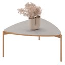 Ver imagem 1 de Mesa de Centro Orgânica para Sala Pé Metal Zira D04 Bali - Mpozenato