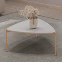 Ver imagem 2 de Mesa de Centro Orgânica para Sala Pé Metal Zira D04 Bali - Mpozenato