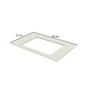 Ver imagem 2 de Tampo para Balcão Cooktop 80 cm Fineze 100% MDF Areia Hp - Henn